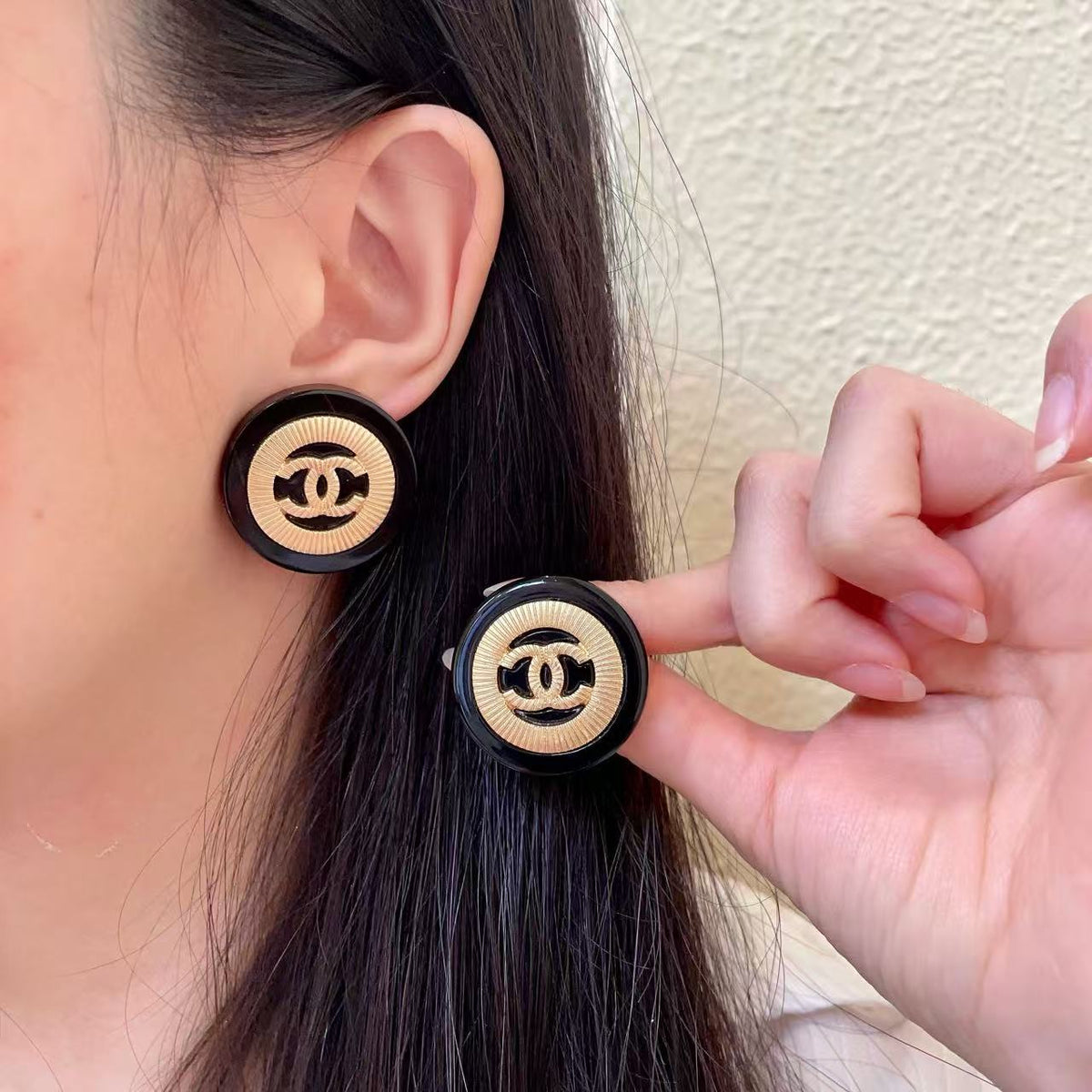 [Veyra Jewelry]Classic Double C Earrings