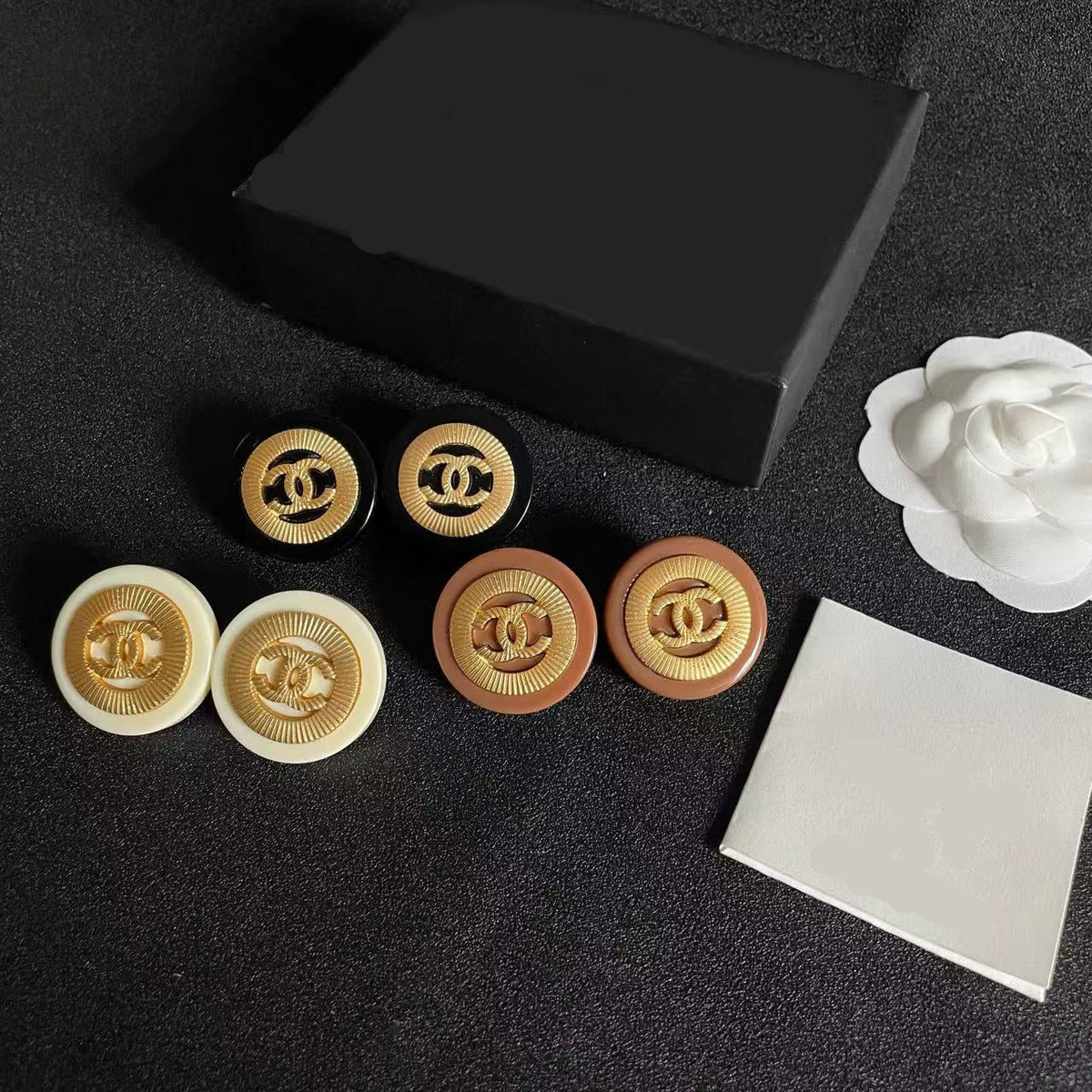 [Veyra Jewelry]Classic Double C Earrings