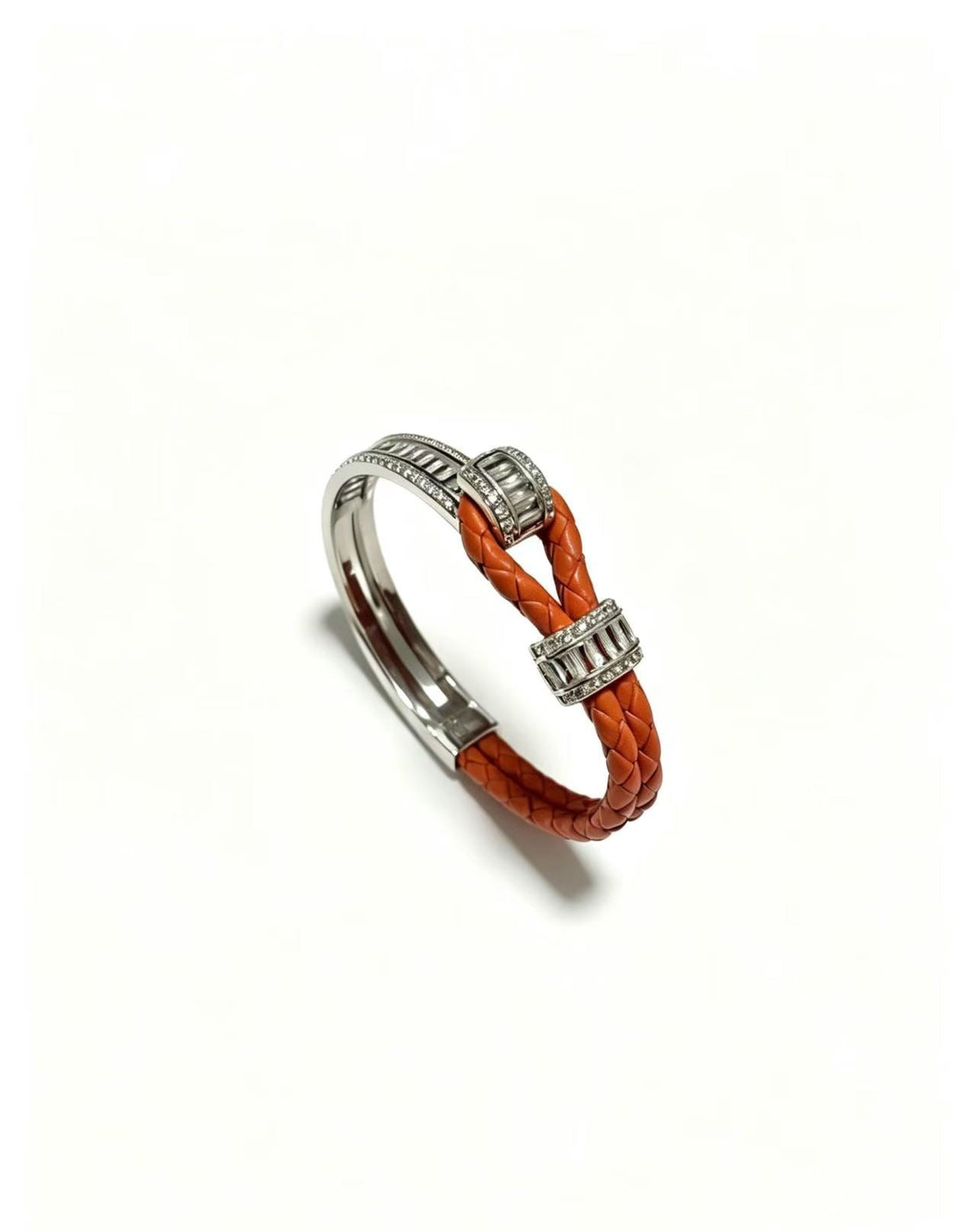 ¡®Veyra Jewelry2026 New Half-Diamond Horseshoe Buckle Bangle