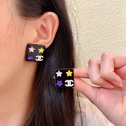 [Veyra Jewelry]Square Stud Earrings