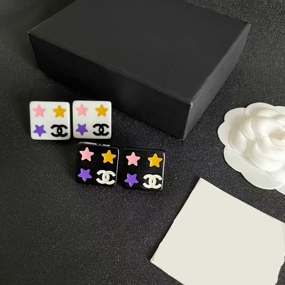 [Veyra Jewelry]Square Stud Earrings