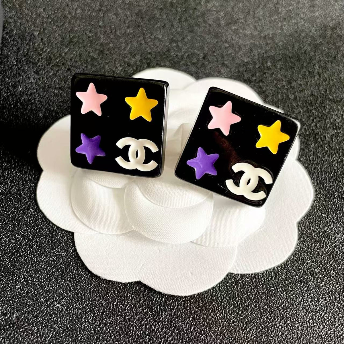 [Veyra Jewelry]Square Stud Earrings
