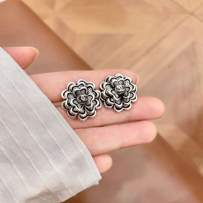[Veyra Jewelry]Vintage Camellia Earrings