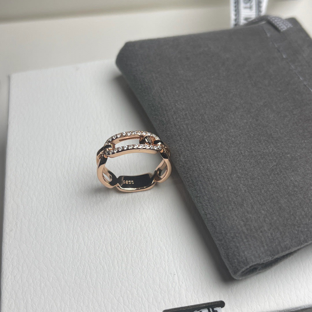[Veyra Jewelry]Sliding Single Diamond Ring