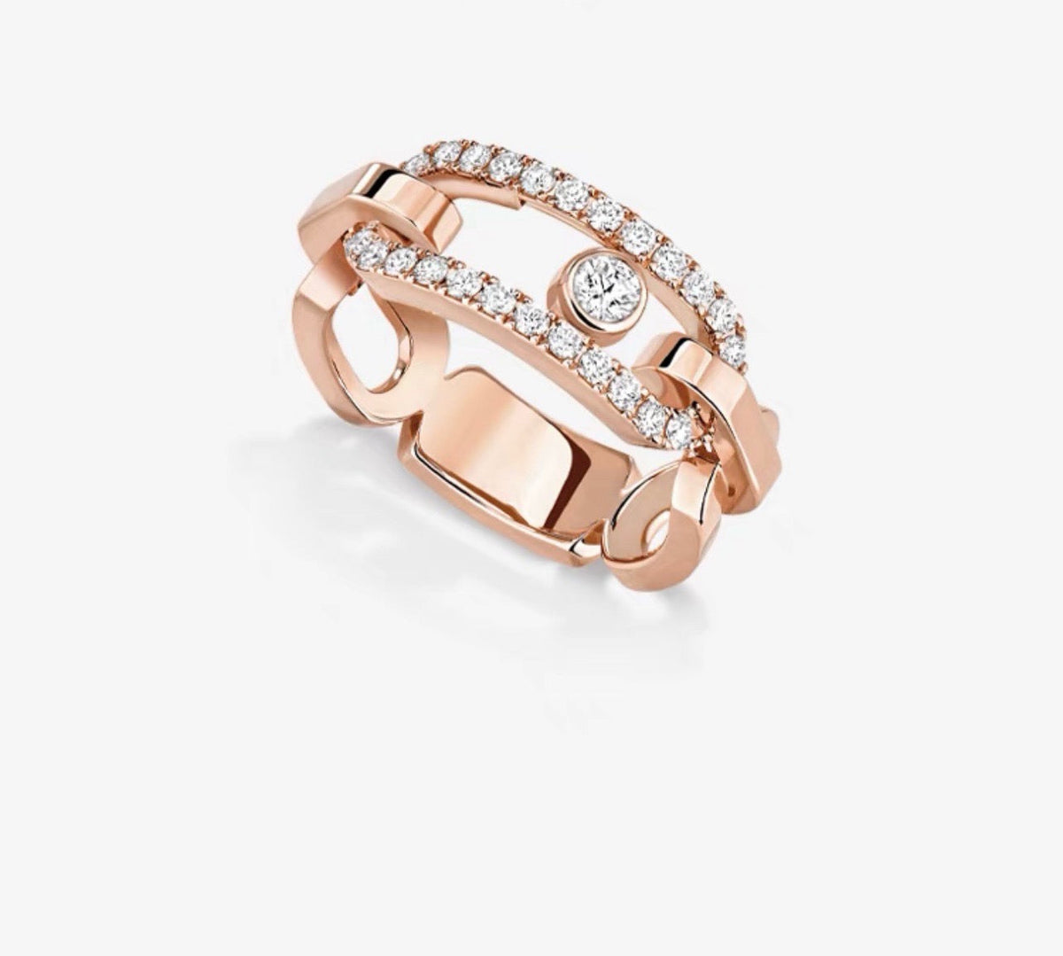 [Veyra Jewelry]Sliding Single Diamond Ring