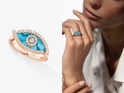 [Veyra Jewelry]Lucky Eye Malachite Ring