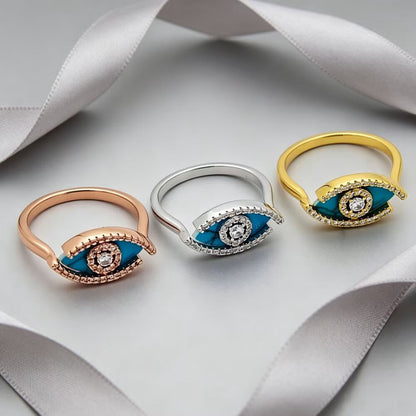 [Veyra Jewelry]Lucky Eye Malachite Ring