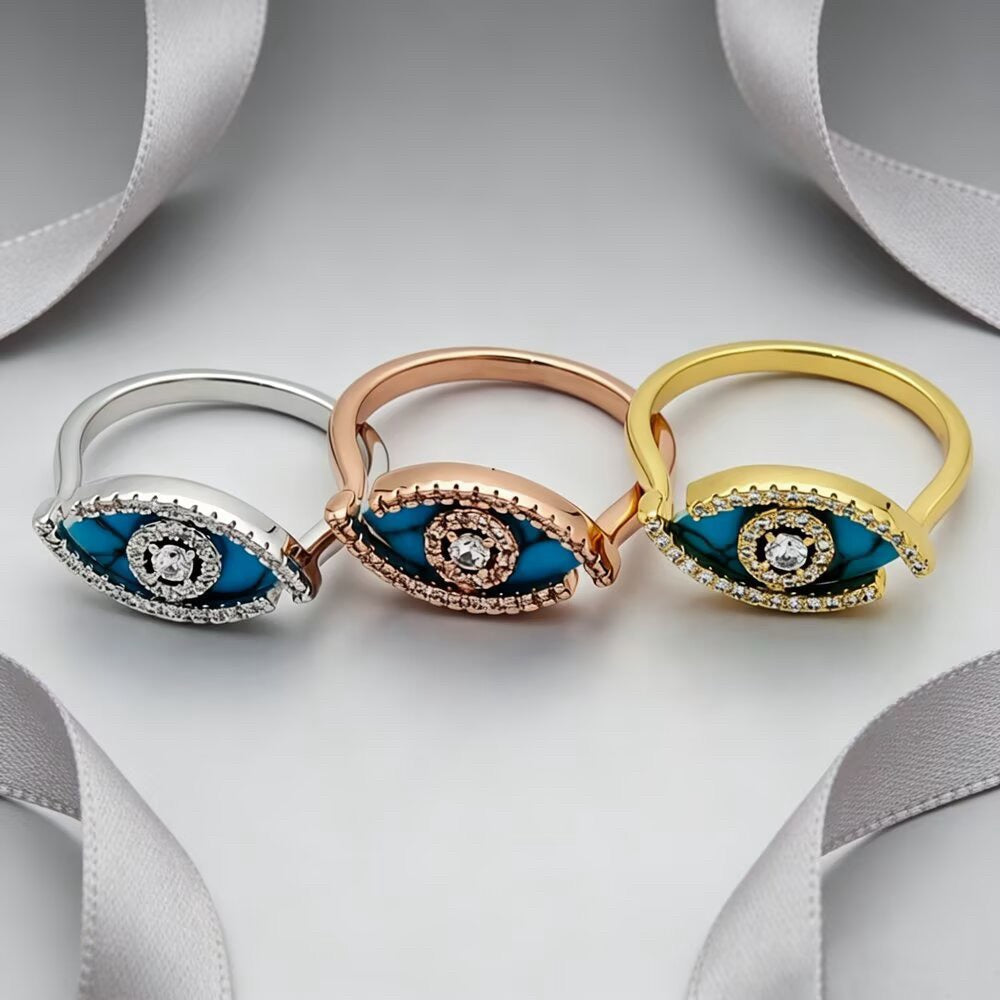 [Veyra Jewelry]Lucky Eye Malachite Ring