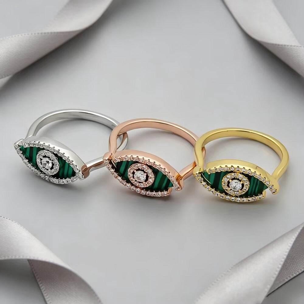 [Veyra Jewelry]Lucky Eye Malachite Ring
