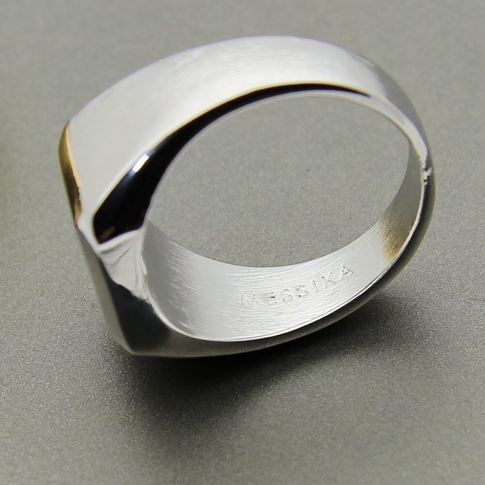 [Veyra Jewelry] My Move Natural Titanium Signet Ring