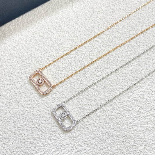 [Veyra Jewelry] So Move Pavé Sliding Diamond Necklace