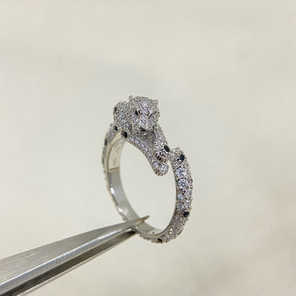 ¡®Veyra Jewelry¡¯Double‑Panther Open Ring