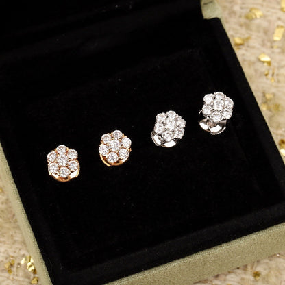 ¡®Veyra Jewelry¡¯Fleurette Stud Earrings, 18K Gold‑Plated, 7‑Stone