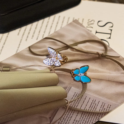 ¡®Veyra Jewelry¡¯Asymmetrical Butterfly Earclips