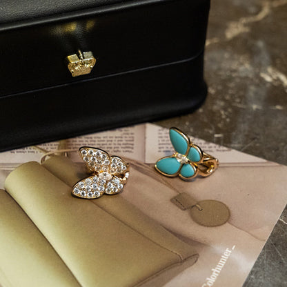 ¡®Veyra Jewelry¡¯Asymmetrical Butterfly Earclips