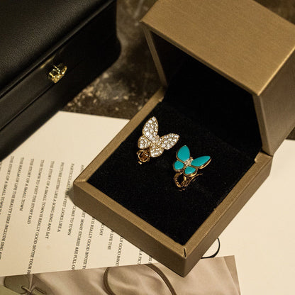 ¡®Veyra Jewelry¡¯Asymmetrical Butterfly Earclips