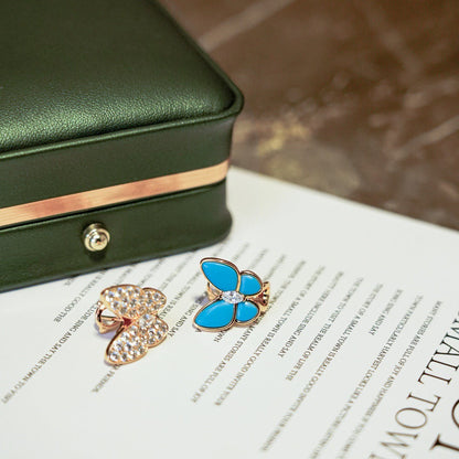 ¡®Veyra Jewelry¡¯Asymmetrical Butterfly Earclips