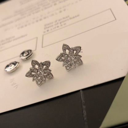 ¡®Veyra Jewelry¡¯Lotus Openwork Earrings（Mini）