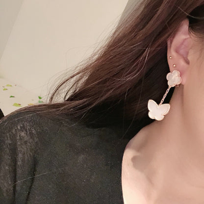¡®Veyra Jewelry¡¯CLOVER MEDIUM 1 MOTIFS CARNELIAN  DIAMOND earrings