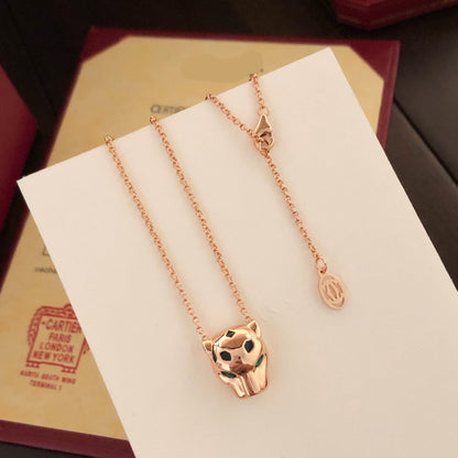 ¡®Veyra Jewelry¡¯Panthère de  Pendant Necklace, Panther‑Head Motif, Emerald Eyes,