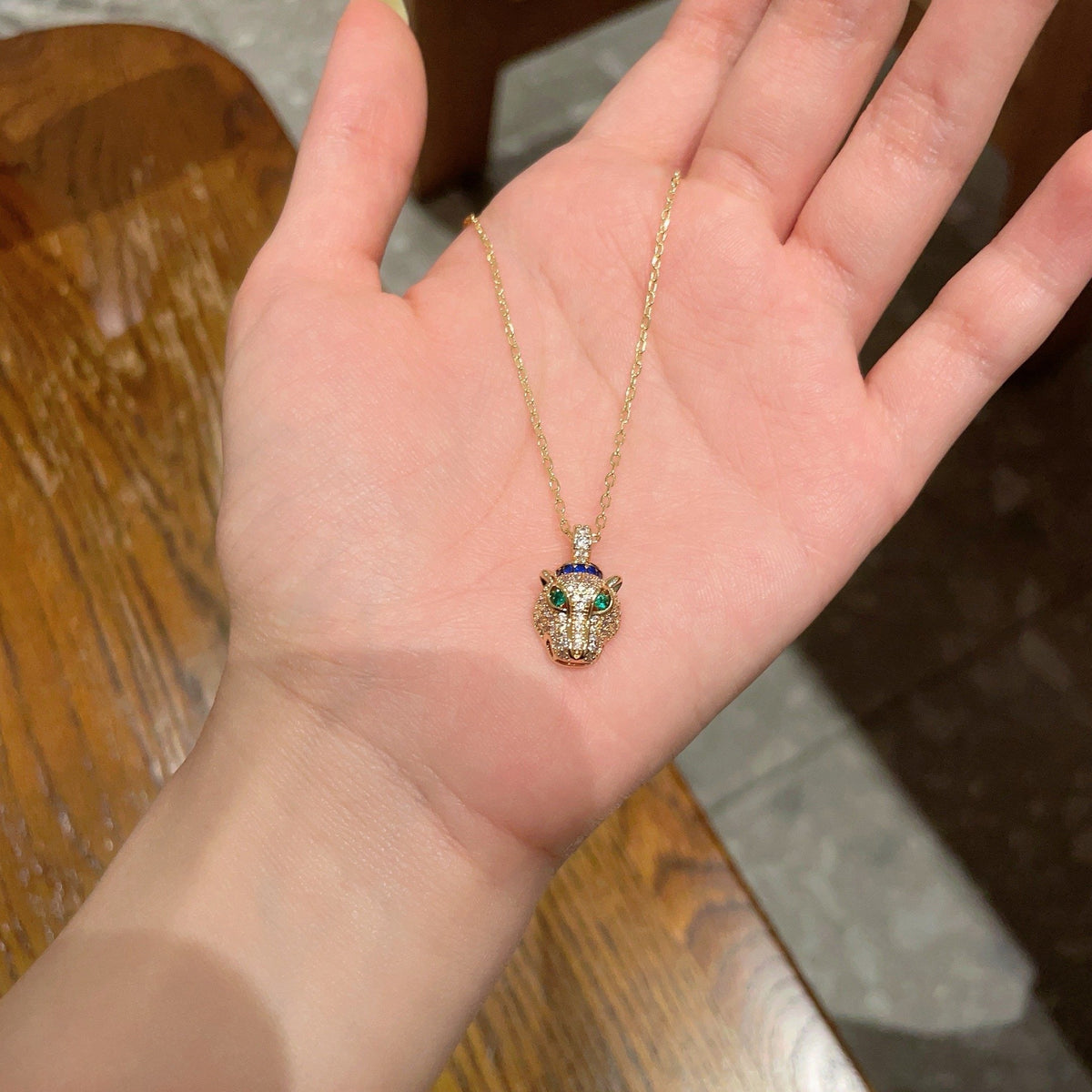 ¡®Veyra Jewelry¡¯Panthère de Cartier Pavé‑Diamond Necklace