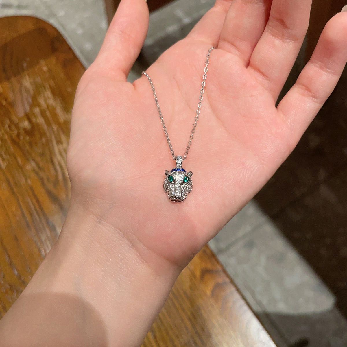 ¡®Veyra Jewelry¡¯Panthère de Cartier Pavé‑Diamond Necklace