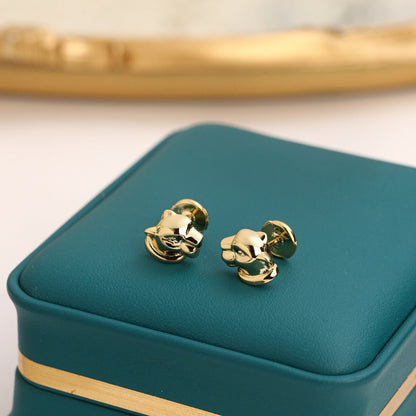 ¡®Veyra Jewelry¡¯Polished Panther‑Head Earrings