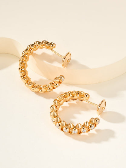 ¡®Veyra Jewelry¡¯Clash‑de  Spiked Diamond Earrings