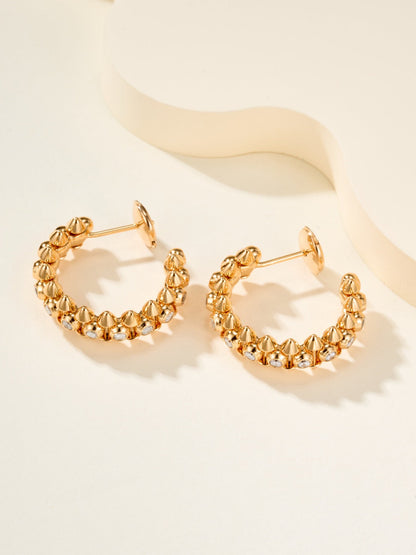 ¡®Veyra Jewelry¡¯Clash‑de  Spiked Diamond Earrings