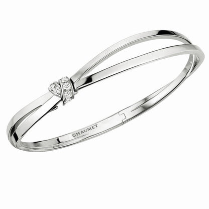 ¡®Veyra Jewelry¡¯Liens Séduction Bracelet | Diamond Twisted Knot Bangle