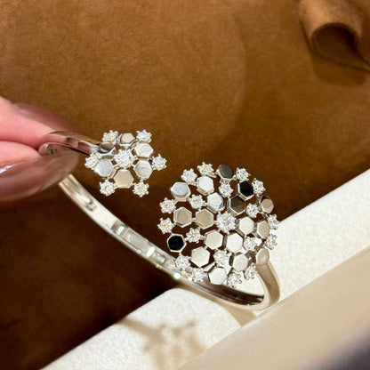 ¡®Veyra Jewelry¡¯ Honeycomb Diamond Open Bangle
