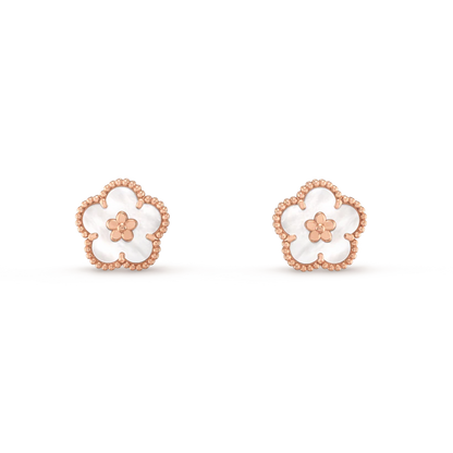 ¡®Veyra Jewelry¡¯LUCKY PINK GOLD WHITE MOP EARRINGS