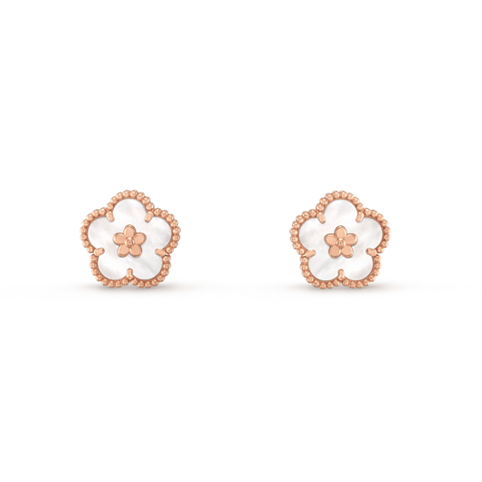¡®Veyra Jewelry¡¯LUCKY PINK GOLD WHITE MOP EARRINGS