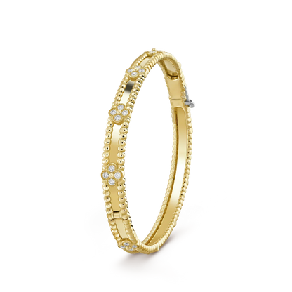 ¡®Veyra Jewelry¡¯CLOVER BRACELET 4MM DIAMONDS