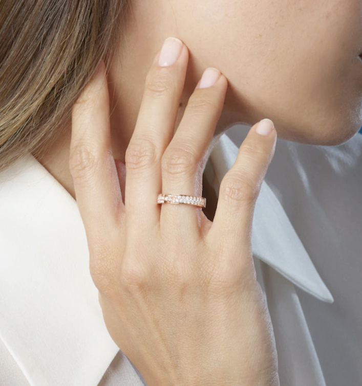 ¡®Veyra Jewelry¡¯ALLIANCE LIENS VIDENCE PAVED DIAMOND 4MM RING
