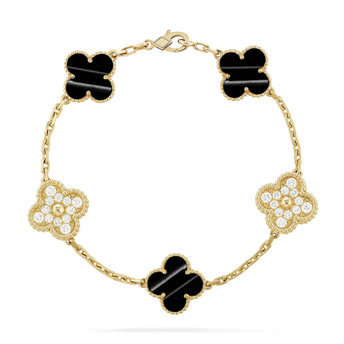 [Veyra Jewelry]New  CLOVER 5 MOTIF PULSAR STONE BRACELET COLLECTION