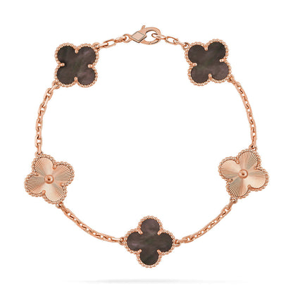 [Veyra Jewelry]New CLOVER 5 MOTIF GRAY MOP BRACELET COLLECTION