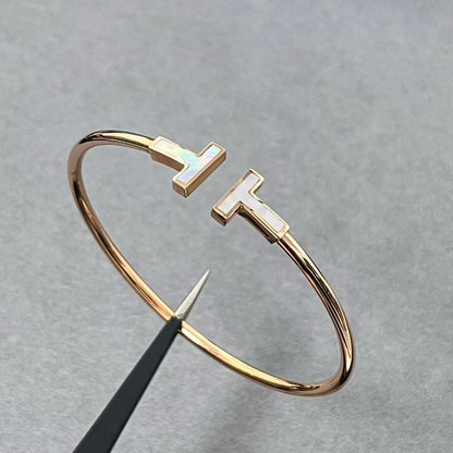 [Veyra Jewelry] T House Double T Open Bangle