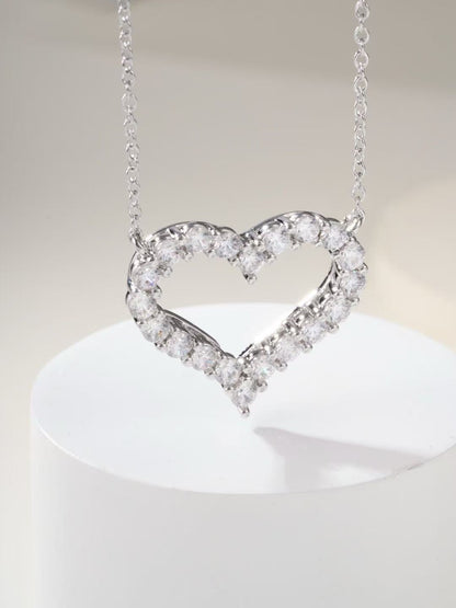 [Veyra Jewelry]T Family Heart Necklace