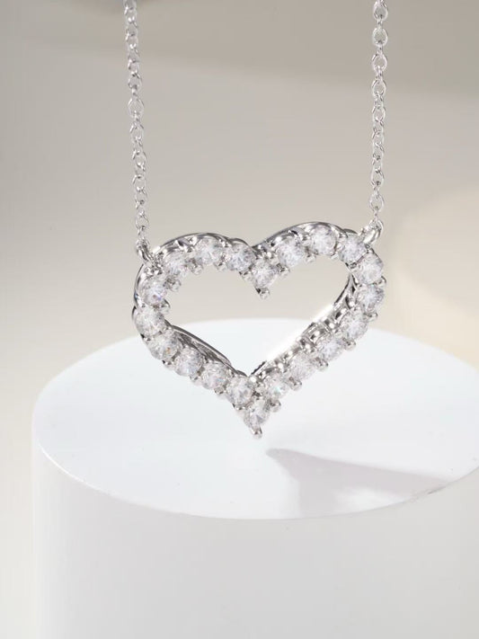 [Veyra Jewelry]T Family Heart Necklace