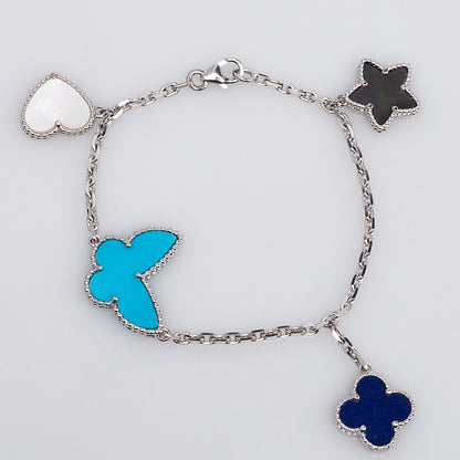 ¡®Veyra Jewelry¡¯LUCKY SPRING SILVER BRACELET 4 MOTIF