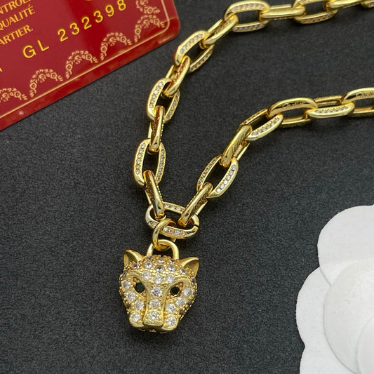 ¡®Veyra Jewelry¡¯Lion Head Link Chain Necklace