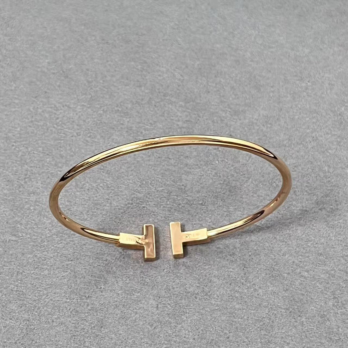 [Veyra Jewelry] T House Double T Open Bangle