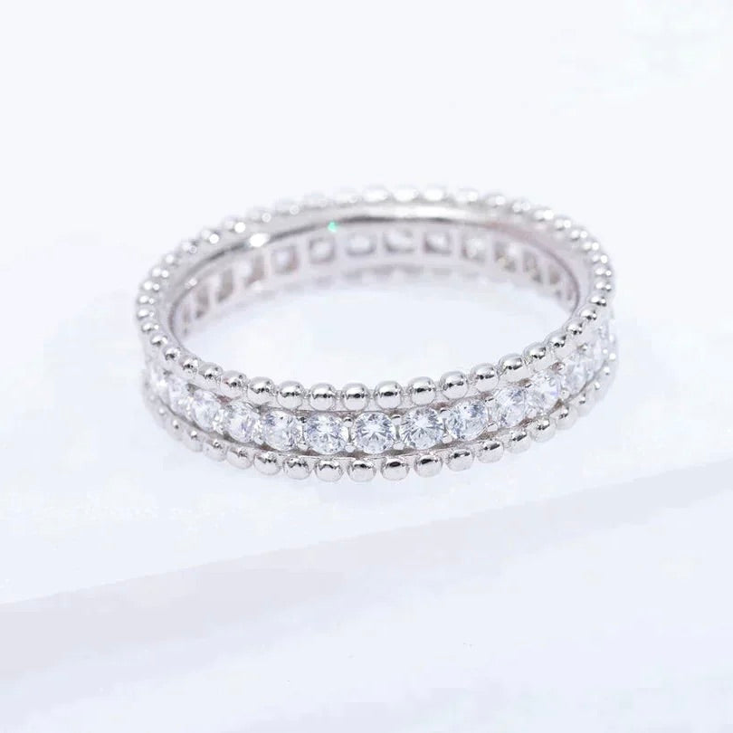 ¡®Veyra Jewelry¡¯PERLEE DIAMOND SILVER RING