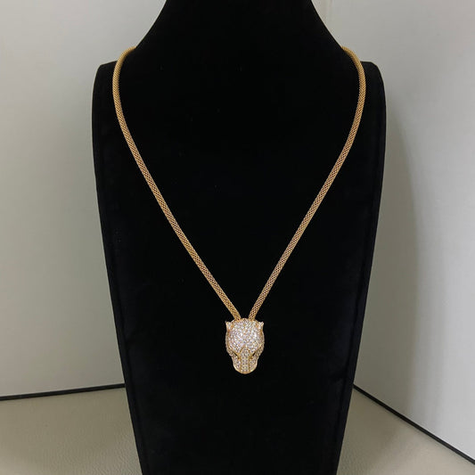 ¡®Veyra Jewelry¡¯Panther Head Layered Necklace