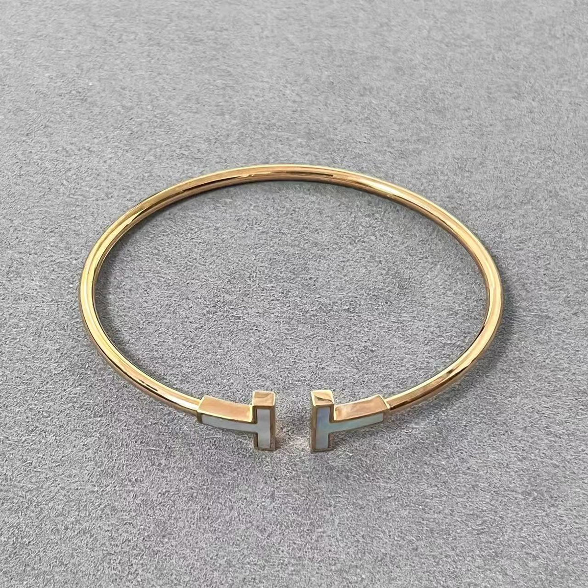 [Veyra Jewelry] T House Double T Open Bangle