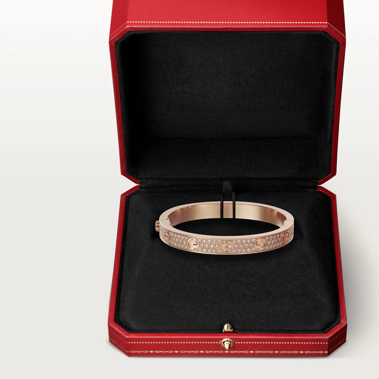 ¡®Veyra Jewelry¡¯LOVE BRACELET 6.1MM DIAMOND-PAVED