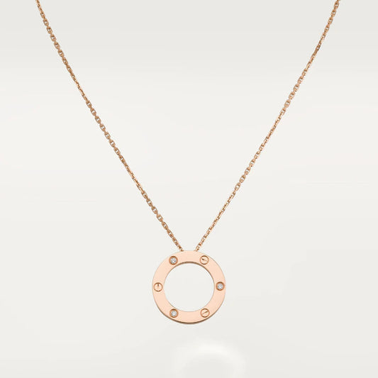 ¡®Veyra Jewelry¡¯LOVE NECKLACE 16MM 3 DIAMONDS