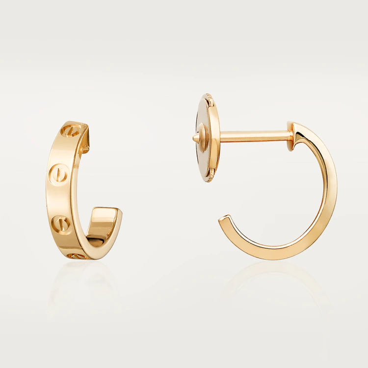¡®Veyra Jewelry¡¯LOVE EARRINGS 2.65MM PINK GOLD