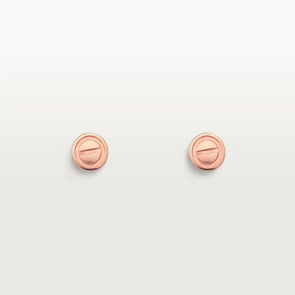 ¡®Veyra Jewelry¡¯LOVE EARRINGS PINK GOLD 10MM